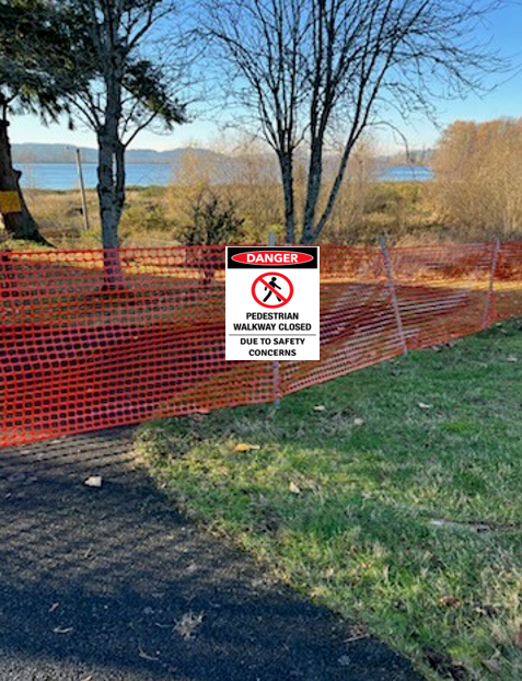 STRONG PARK PATH CLOSURE