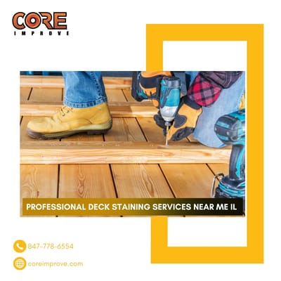 Refresh Your Outdoor Space with Core Improve: Expert Deck Staining Chicago IL