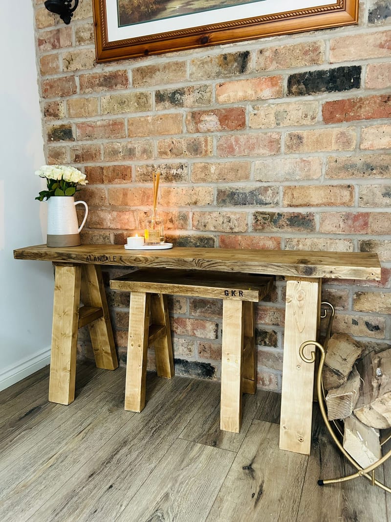 Handmade Wooden Benches & Side Tables | Warwickshire