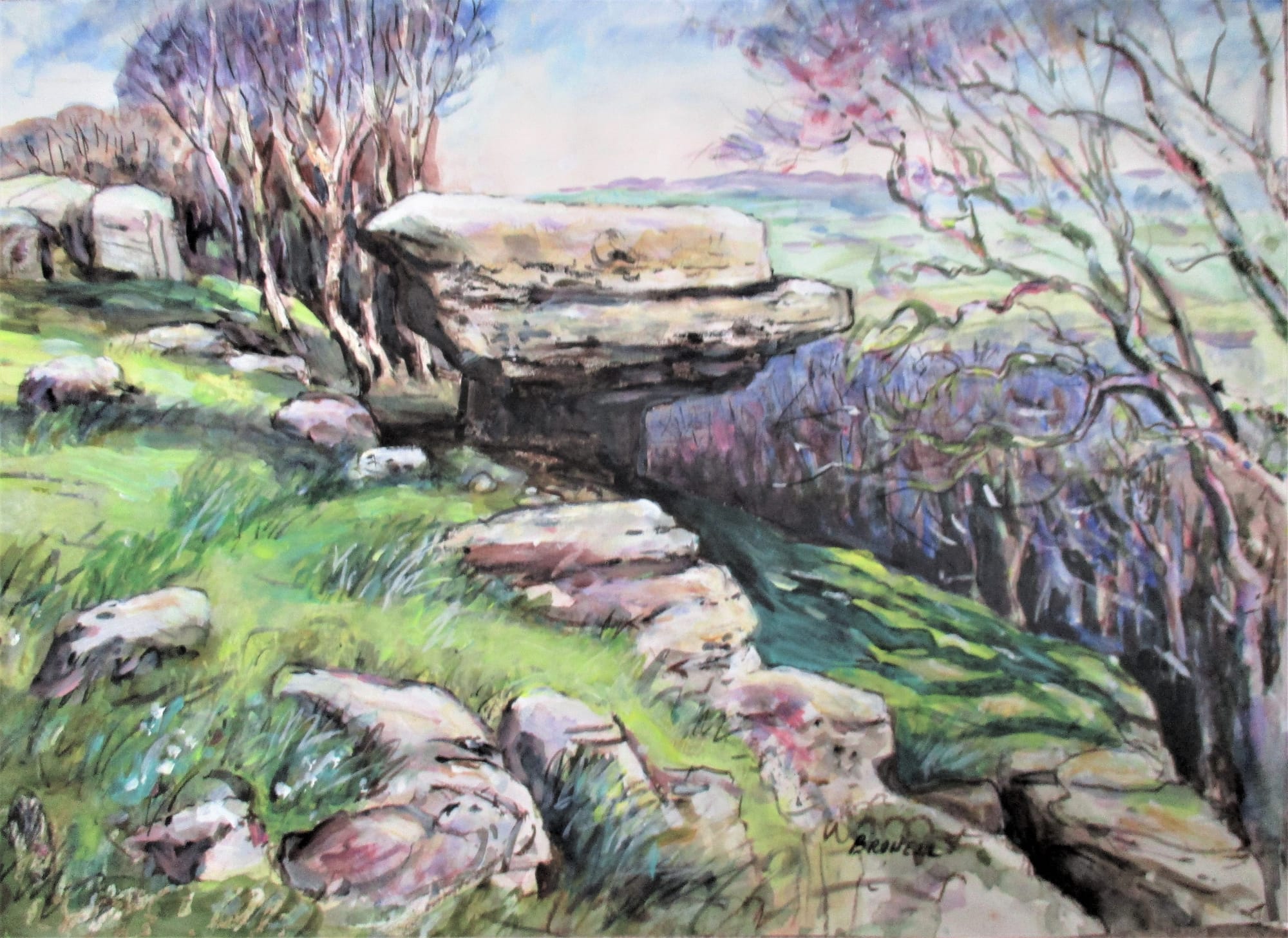 The Piper's Seat, Shaftoe Crags, Northumberland