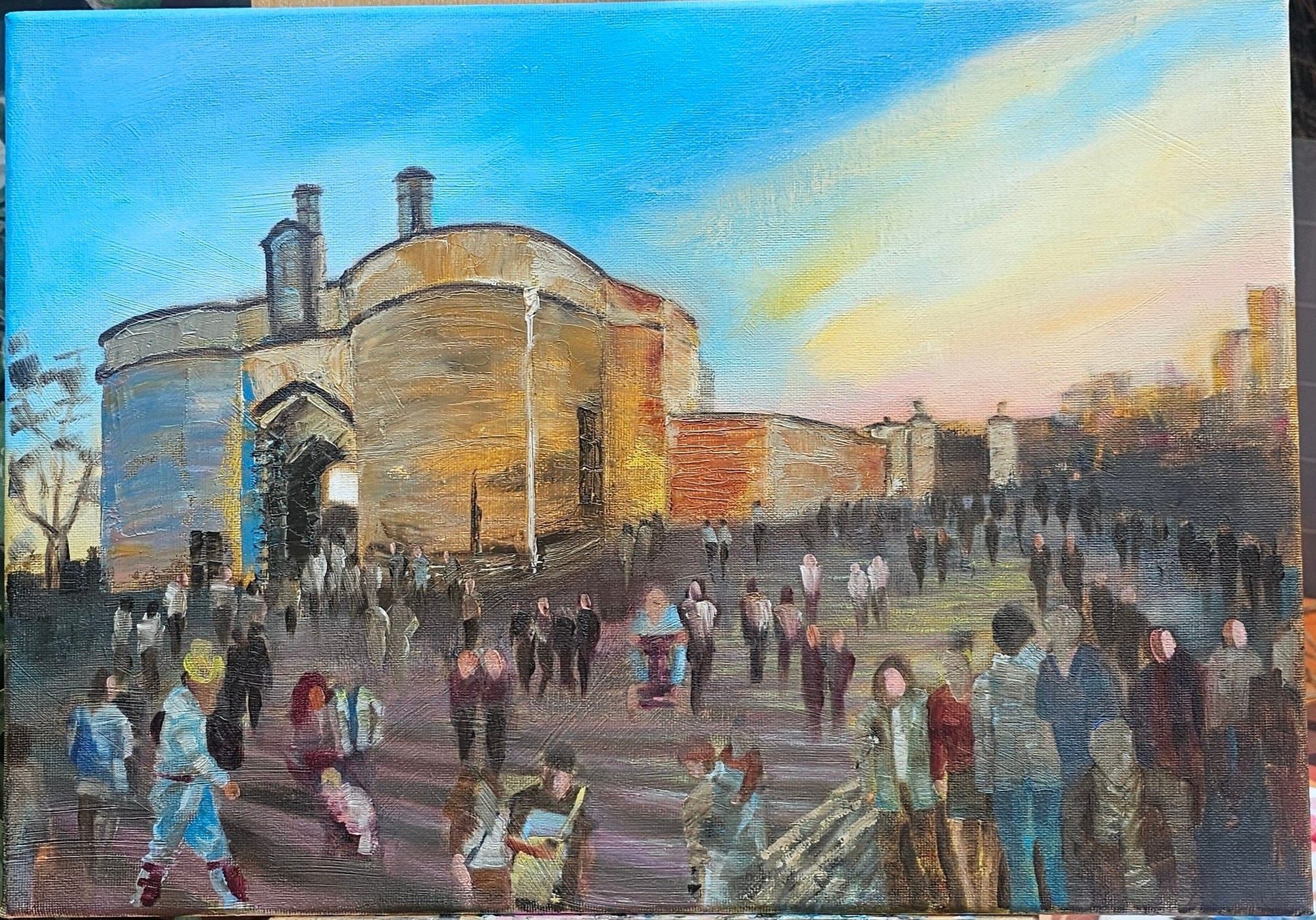 Nottingham Castle, commissioned work, SOLD