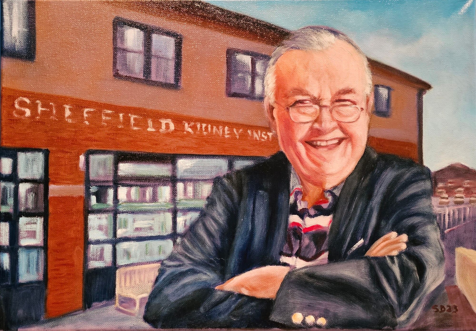 Happy 80th birthday, commissioned work from Sheffield Transplant unit