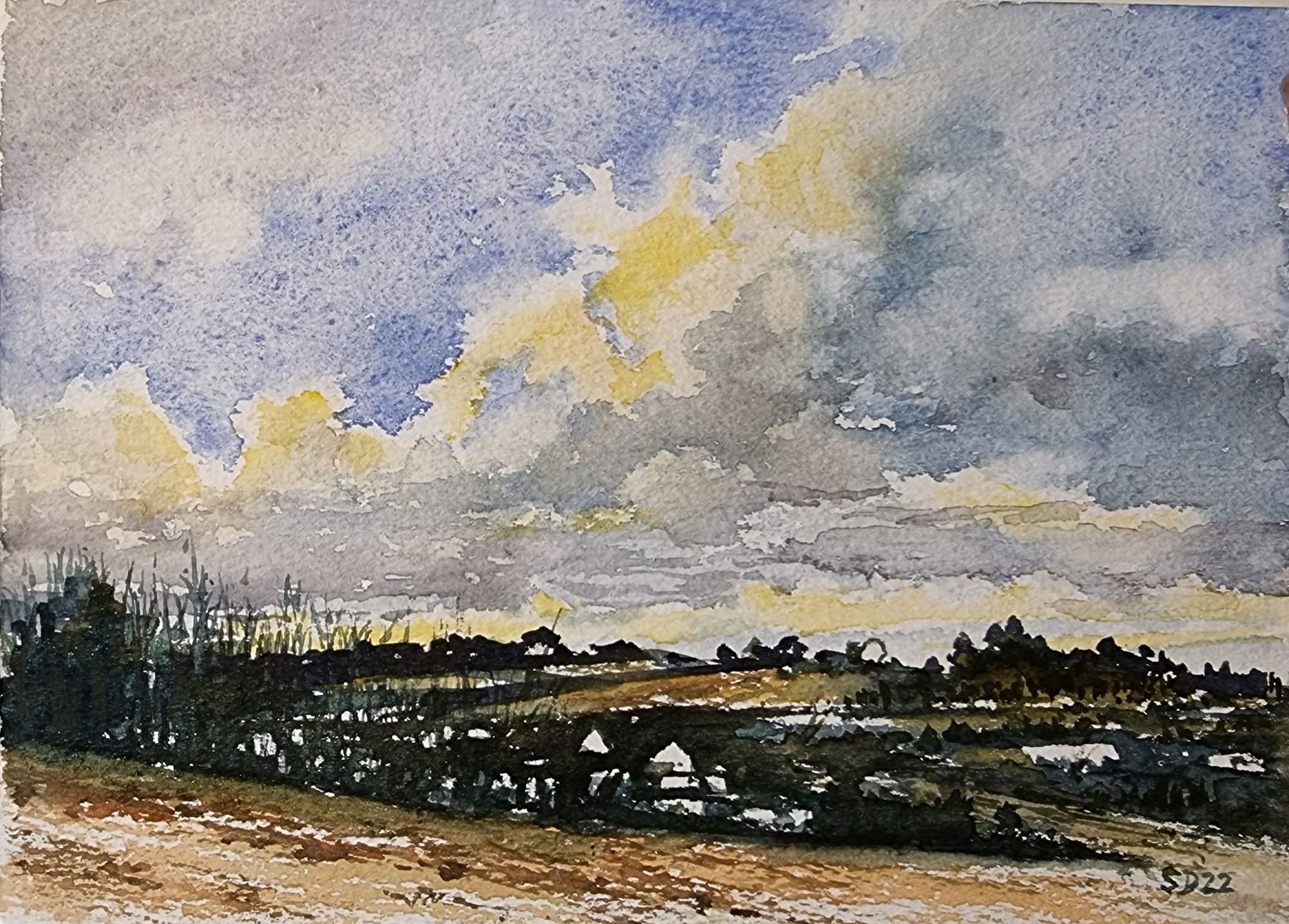 From Bennerley viaduct, Ilkeston