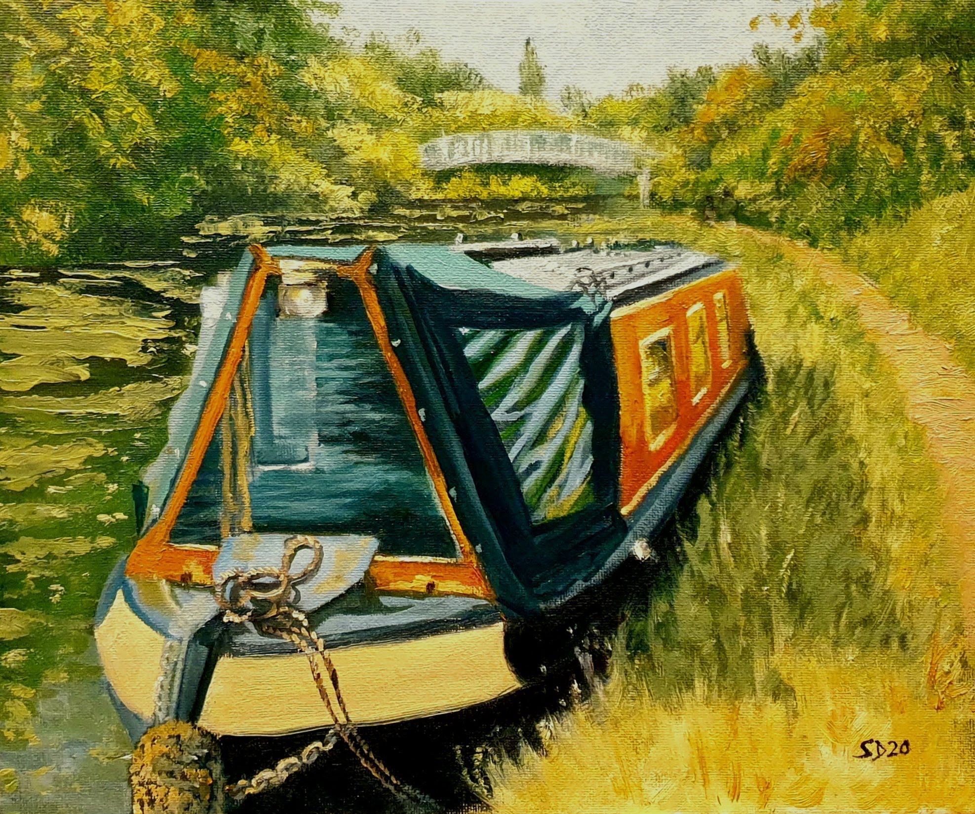 London canal boat