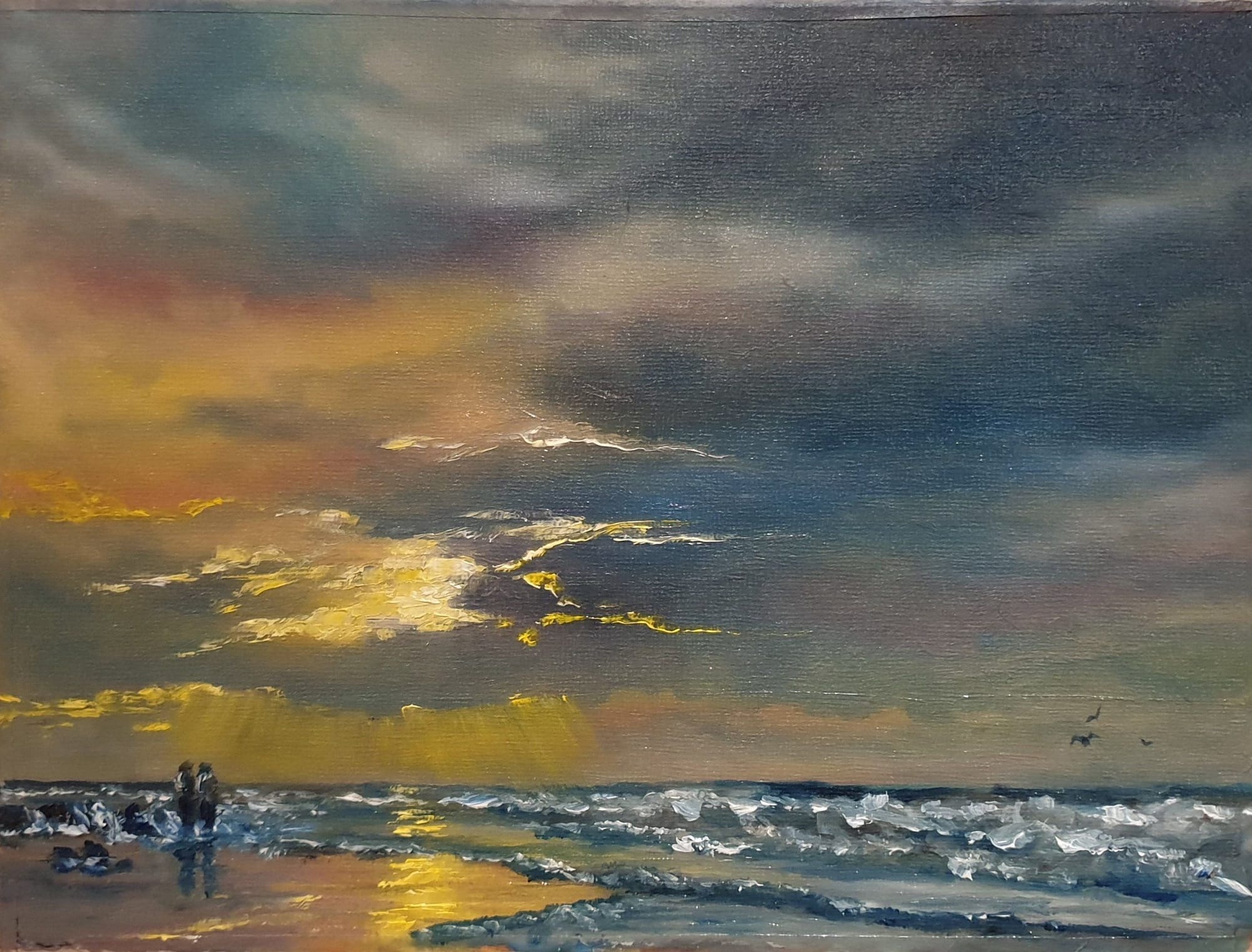 Sunset for two, Barbados