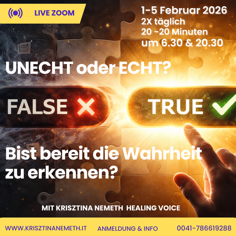 🇩🇪 Webinar - ECHT oder UNECHT? Wie kann ich es erkennen und dann wählen das beste für mich?