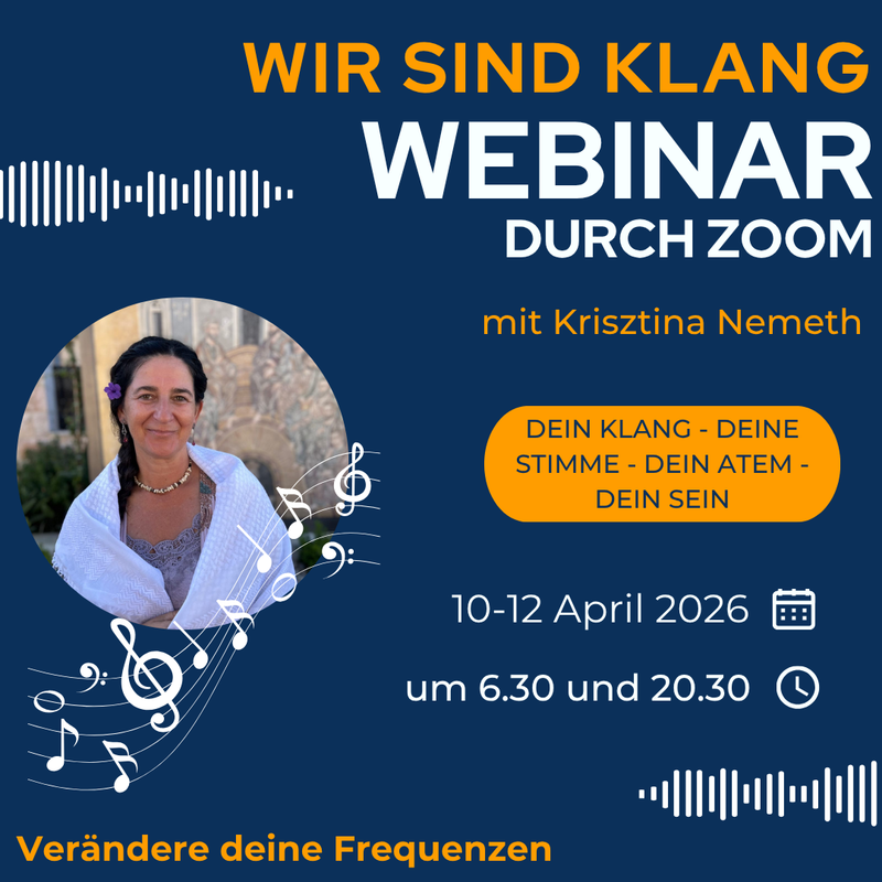 🇩🇪 Wir sind Klang Webinar auf deutsch