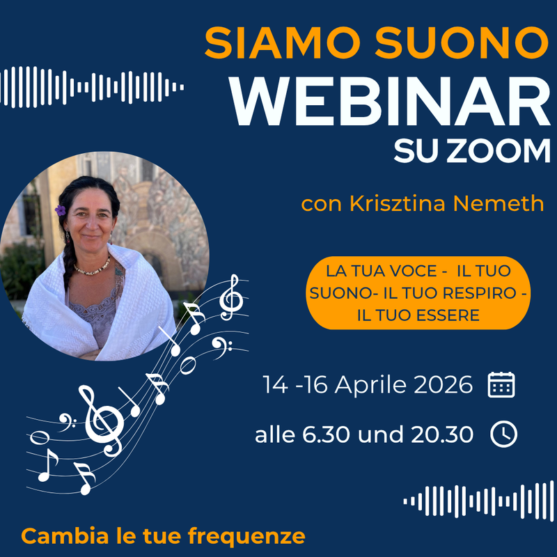 🇮🇹 Siamo Suono webinar in italiano