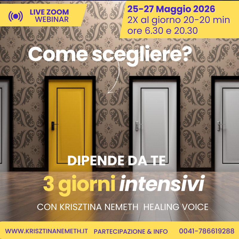 🇮🇹 Come scegliere? Webinar