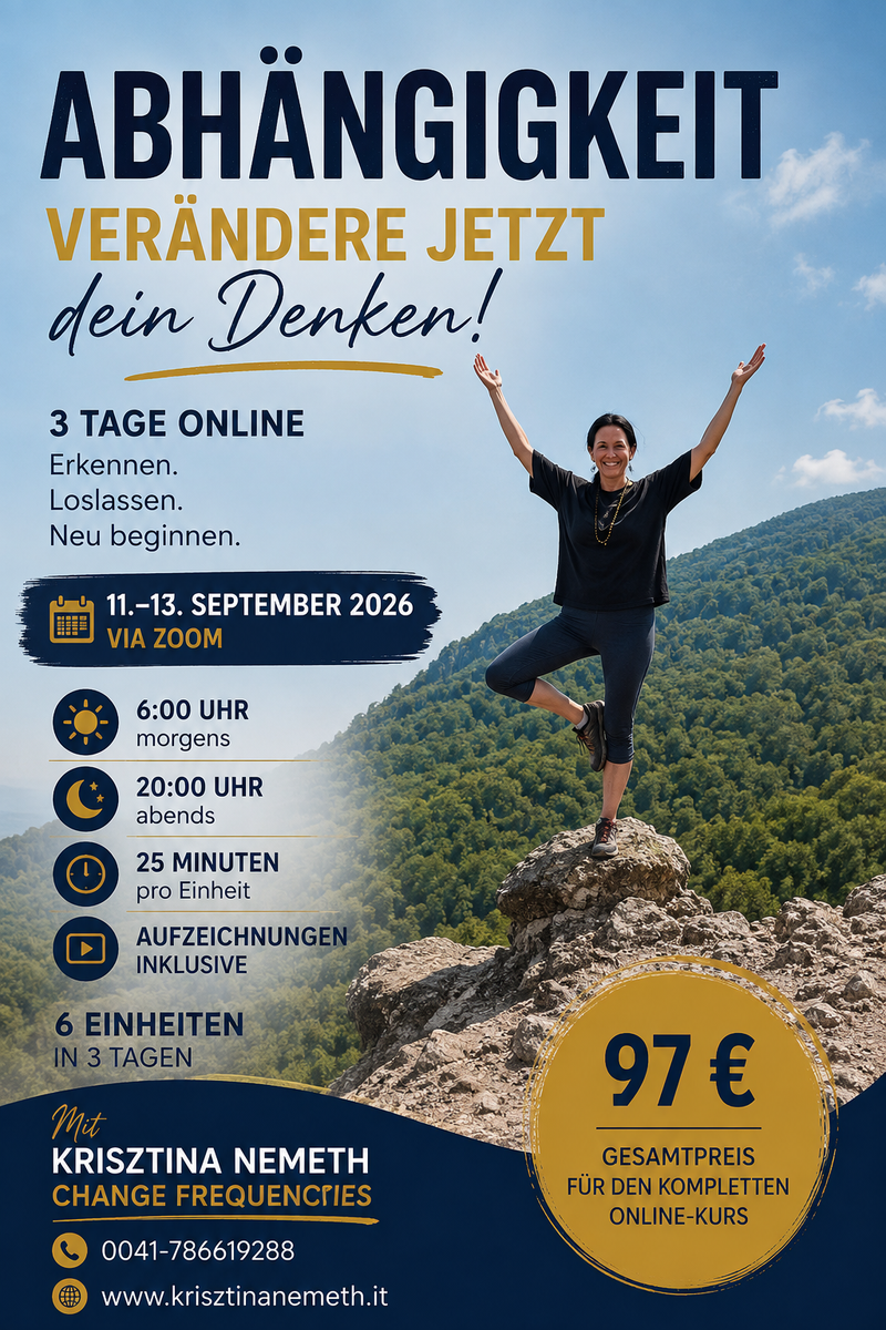🇩🇪 Webinar - Abhängigkeit