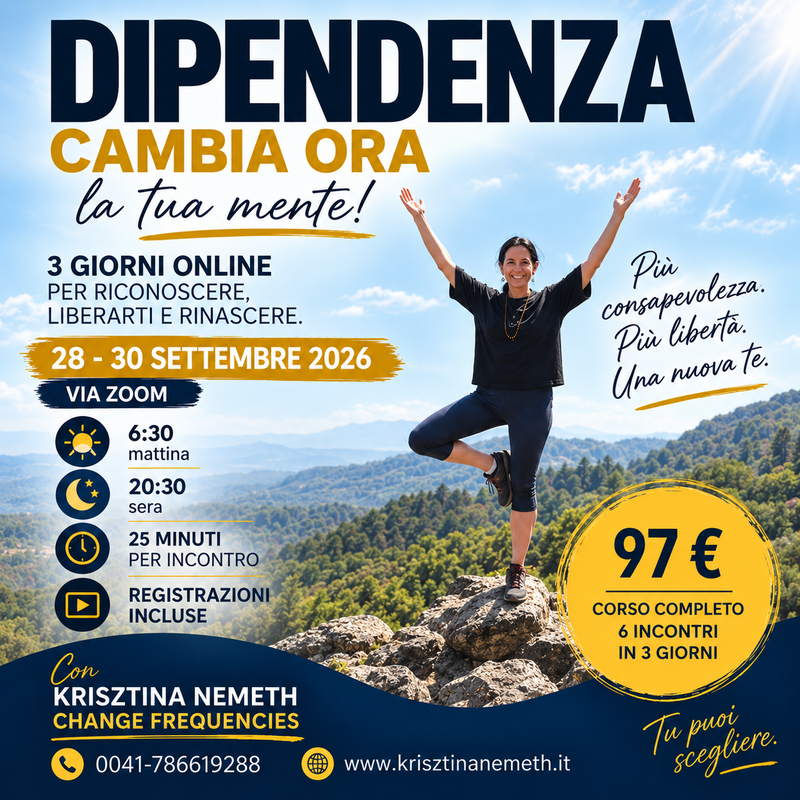 🇮🇹 WEBINAR - DIPENDENZE