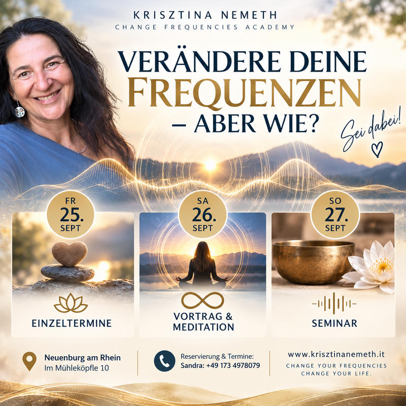 🇩🇪 Einzeltermine, Vortrag und Seminar in Neuenburg am Rhein DE