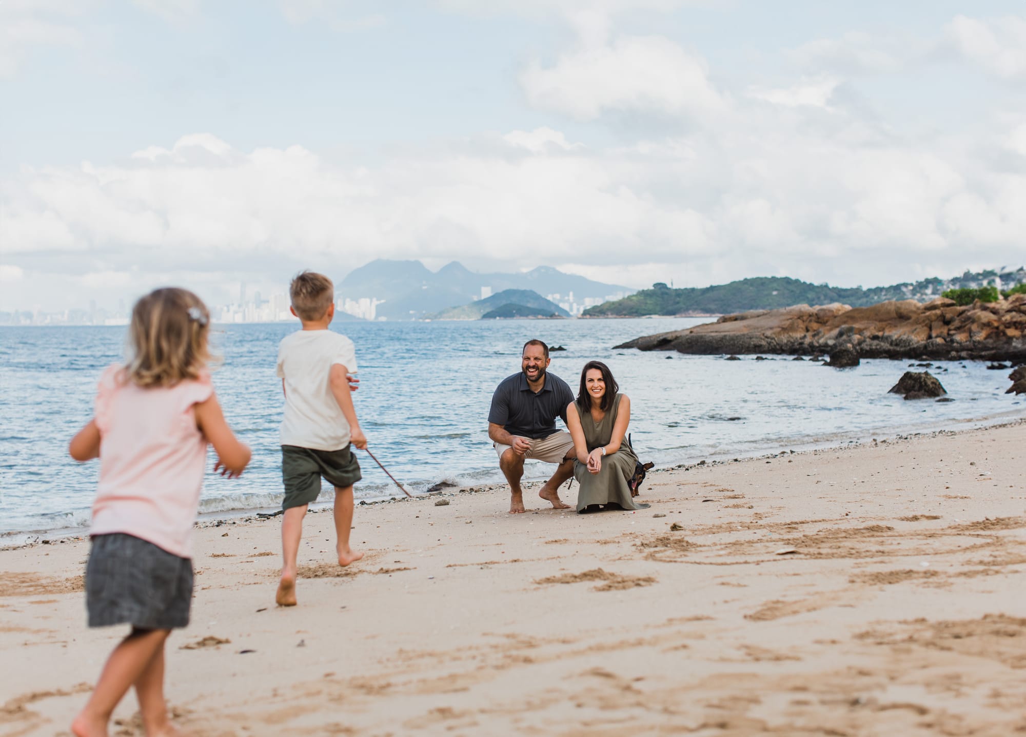 This collection is that deep dive, it gives you the freedom to explore and spend unhurried time together. We sit down, unpack and stay a while. It's all white capturing the bond your family has.