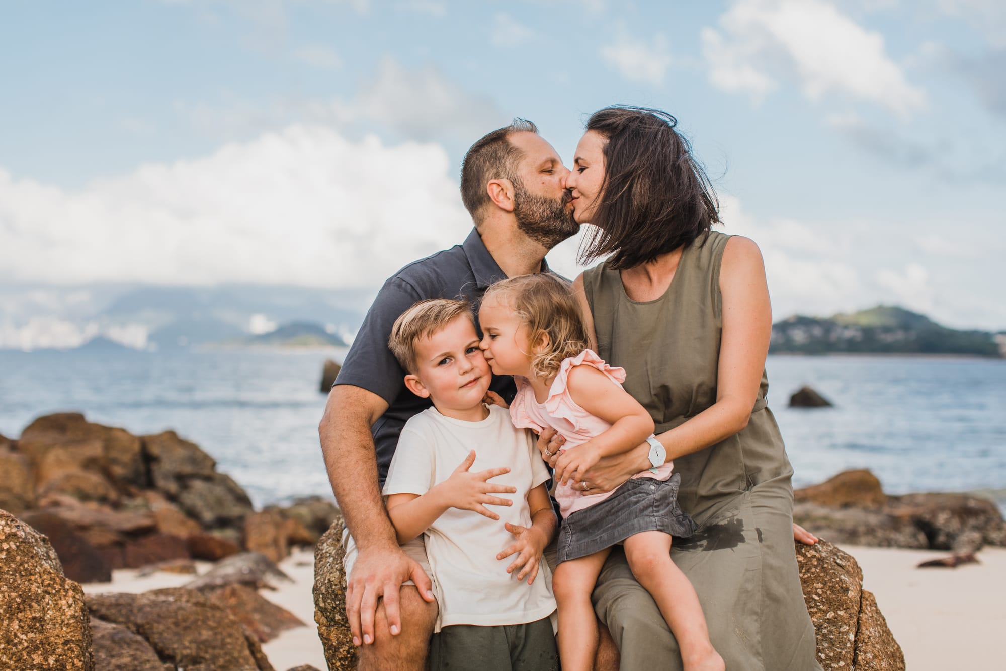 This collection is that deep dive, it gives you the freedom to explore and spend unhurried time together. We sit down, unpack and stay a while. It's all white capturing the bond your family has.