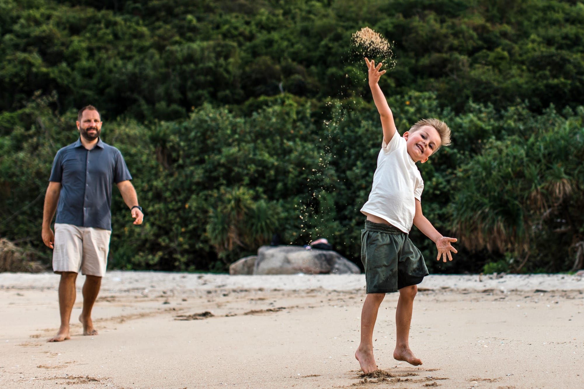 This collection is that deep dive, it gives you the freedom to explore and spend unhurried time together. We sit down, unpack and stay a while. It's all white capturing the bond your family has.