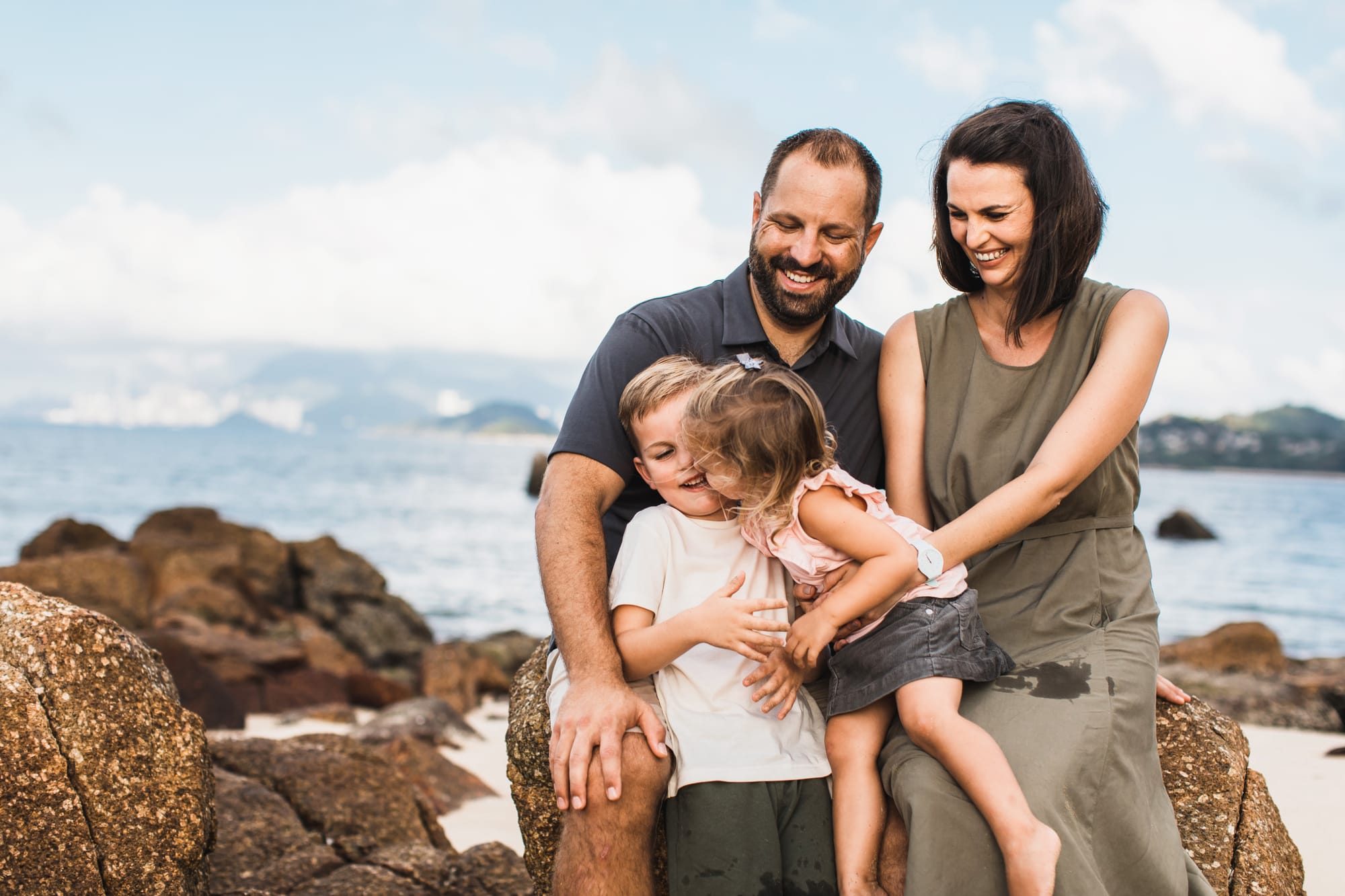 This collection is that deep dive, it gives you the freedom to explore and spend unhurried time together. We sit down, unpack and stay a while. It's all white capturing the bond your family has.