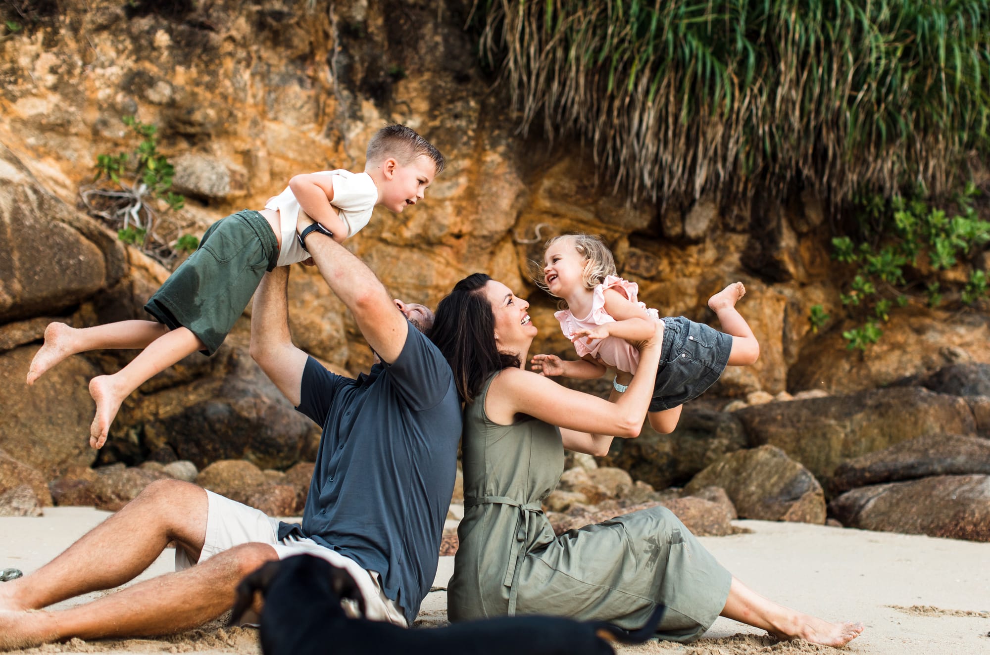 This collection is that deep dive, it gives you the freedom to explore and spend unhurried time together. We sit down, unpack and stay a while. It's all white capturing the bond your family has.