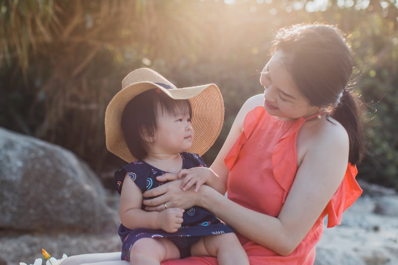 The bond between a Mother and her child is so sweet and heart warming!
