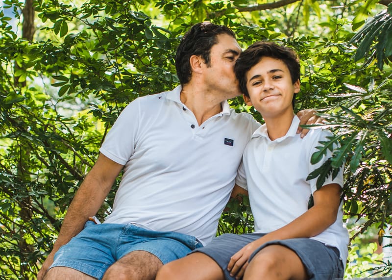 A true meanfuling and emotional family photoshoot