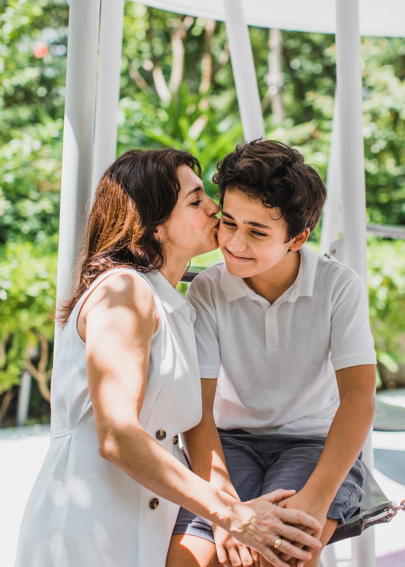 A true meanfuling and emotional family photoshoot