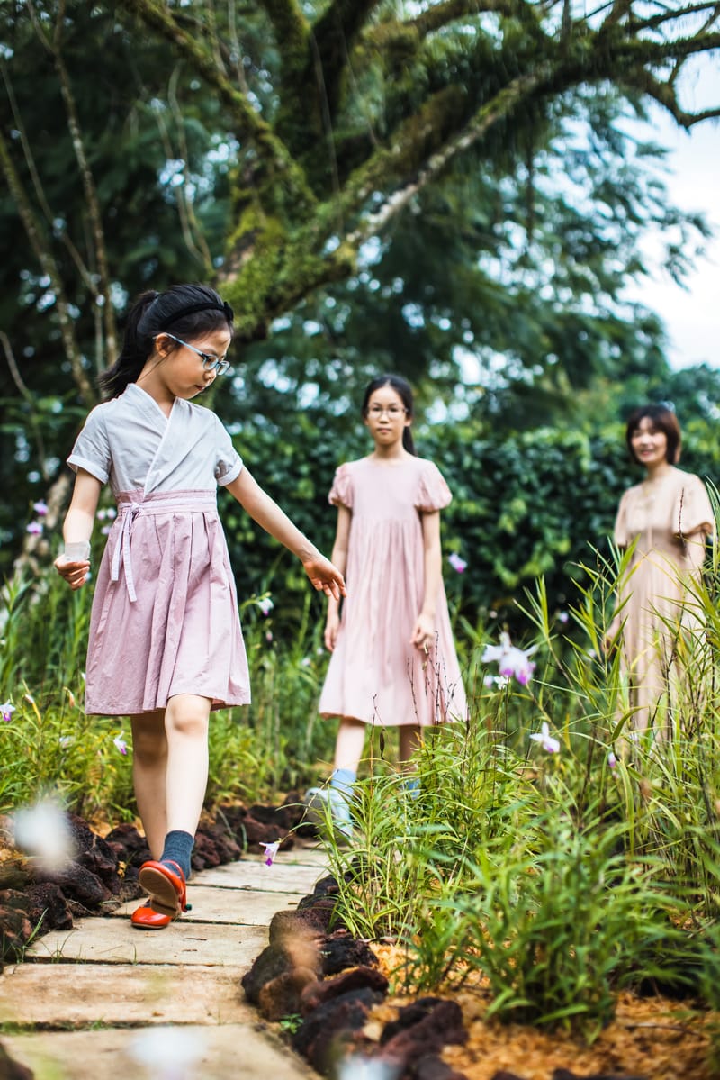 A photoshoot after rain shower