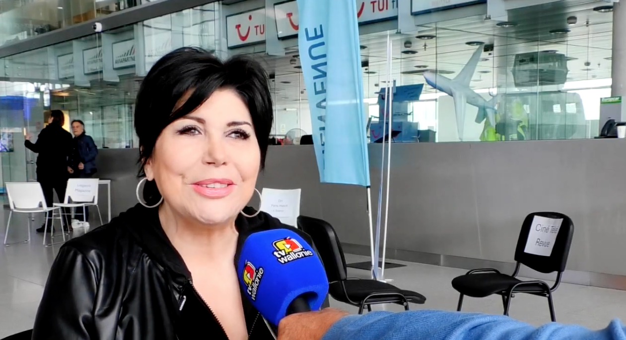 Rencontre avec Liane FOLY, lors de la conférence de presse du Festival International du rire de Liège