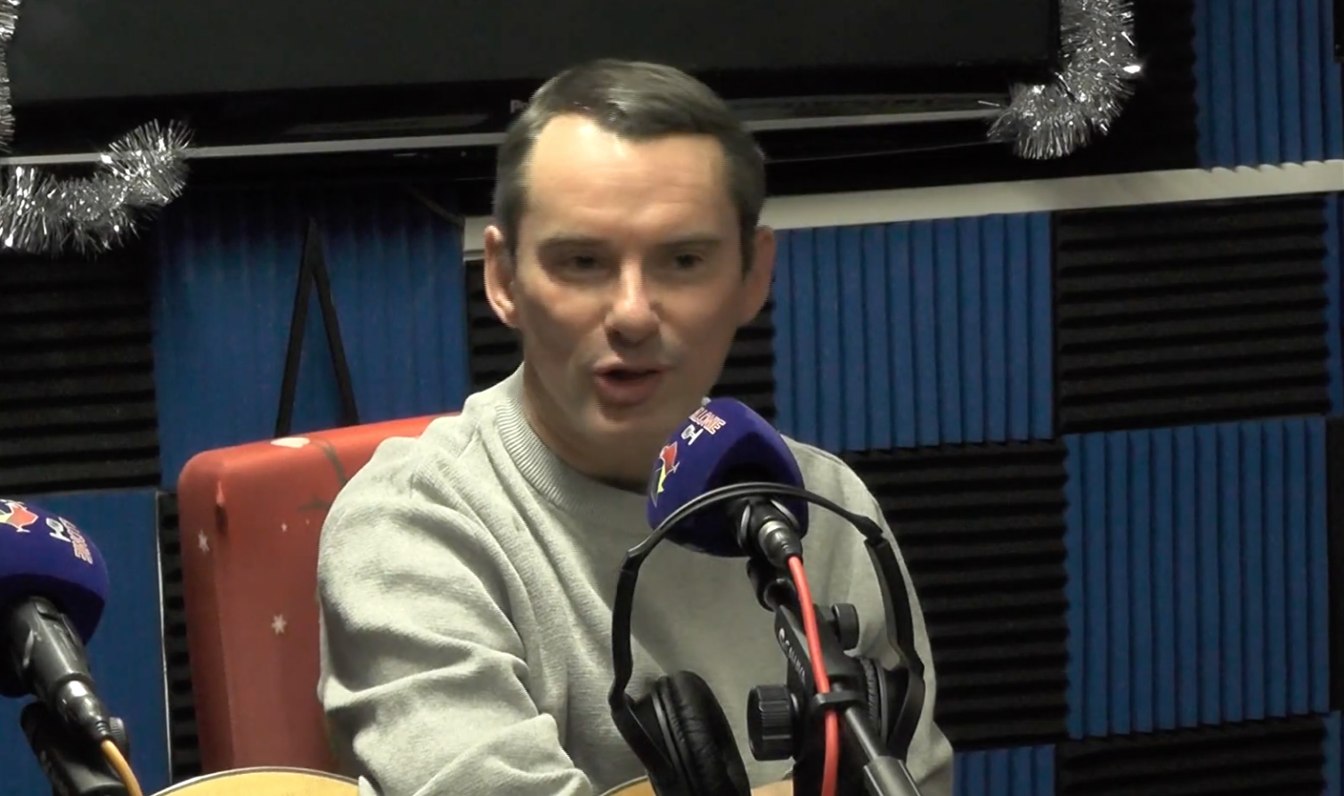 Rencontre avec le chanteur Christophe CELEN du groupe Goldman Mania sur la radio et TV Wallonie