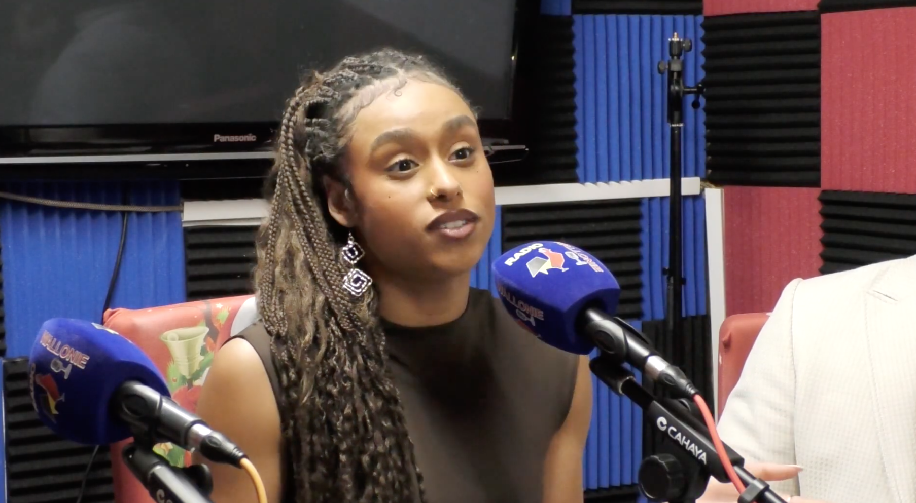 Rencontre de la chanteuse Edaya, dans l'émission radio de Patrick BEUGOMS  sur Radio Wallonie