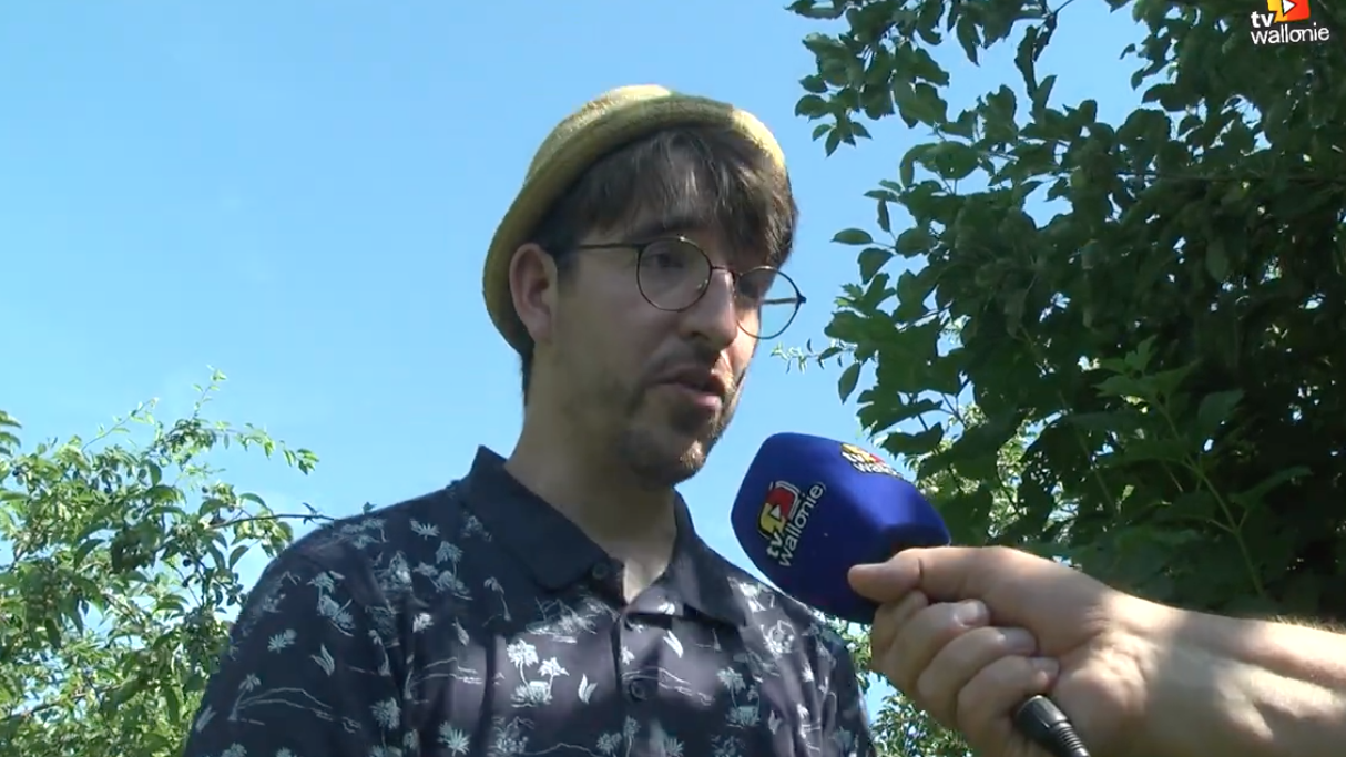 Patrick Beugoms à Rencontré avec Anthony ISTAS apiculteur Wallon