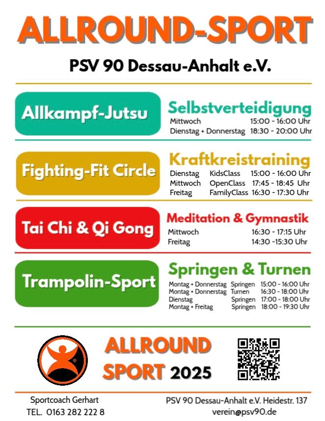 Da unsere Kapazitäten nur begrenzt sind, können wir gerade keine Sportler aufnehmen. Bitte registrieren Sie sich auf der Warteliste im PSV-Büro, Tel.: 0340 800110.