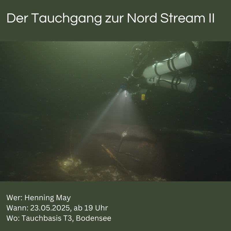 Der Tauchgang zur Nord Stream II