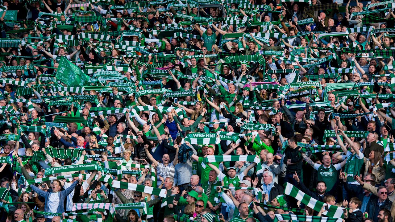 Hibs Fans Sing Sunshine on Leith
