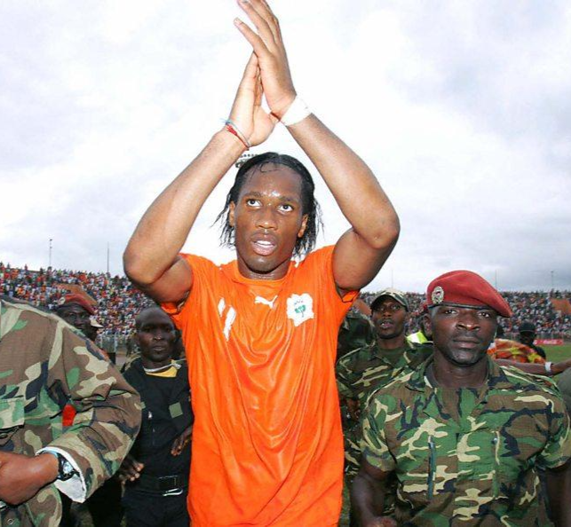 AFCON Footballers as Peacemakers - Didier Drogba in the Ivory Coast and DRC Team Protest for Peace