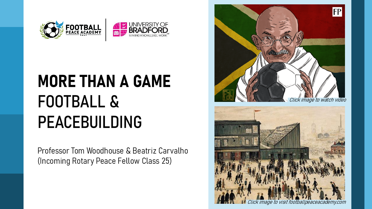 More Than a Game: Football & Peacebuilding