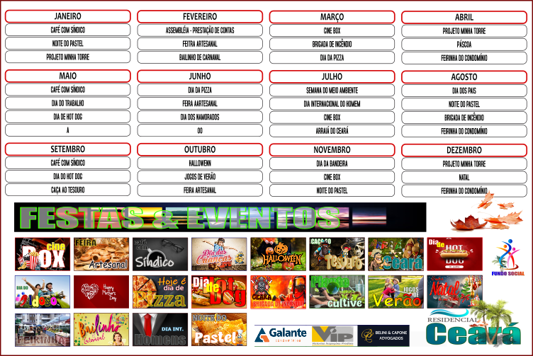 IV. -0 CALENDÁRIO ANUAL