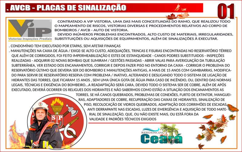 VIP VISTORIA - LAUDOS TÉCNICOS