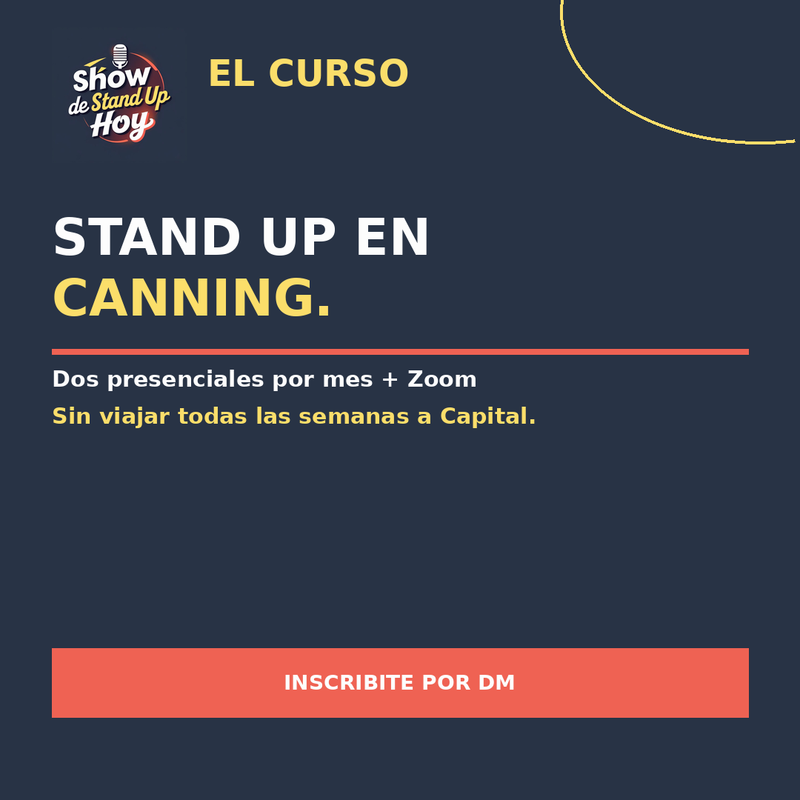 STAND UP EN CANNING