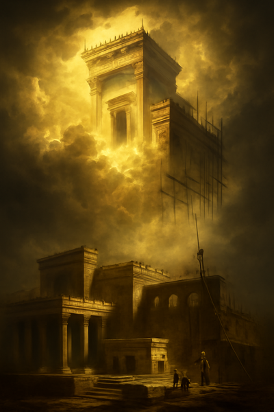 בית המקדש השלישי - מן השמיים או בידי אדם?