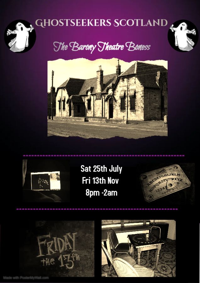Paranormal investigation in the Barony Theatre