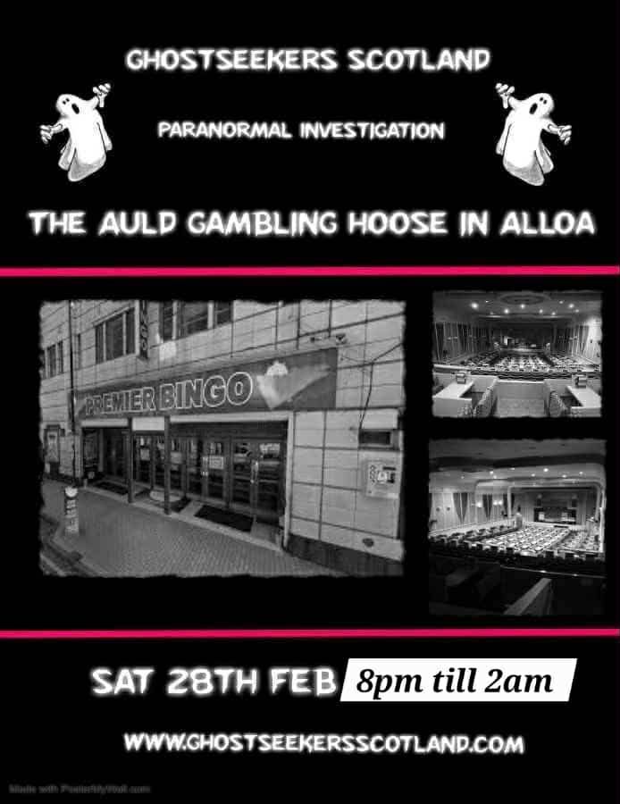 Paranormal Investigation in the Auld Gambling Hoose Alloa