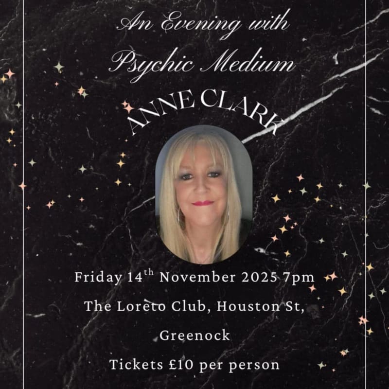 Psychic night in Greenock