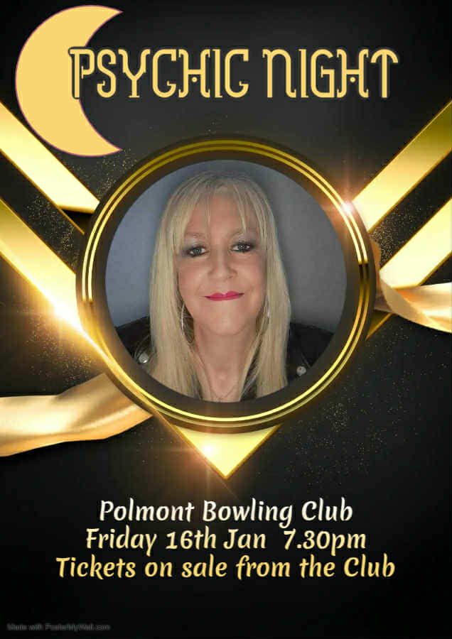 Psychic Night in Polmont Bowling Club