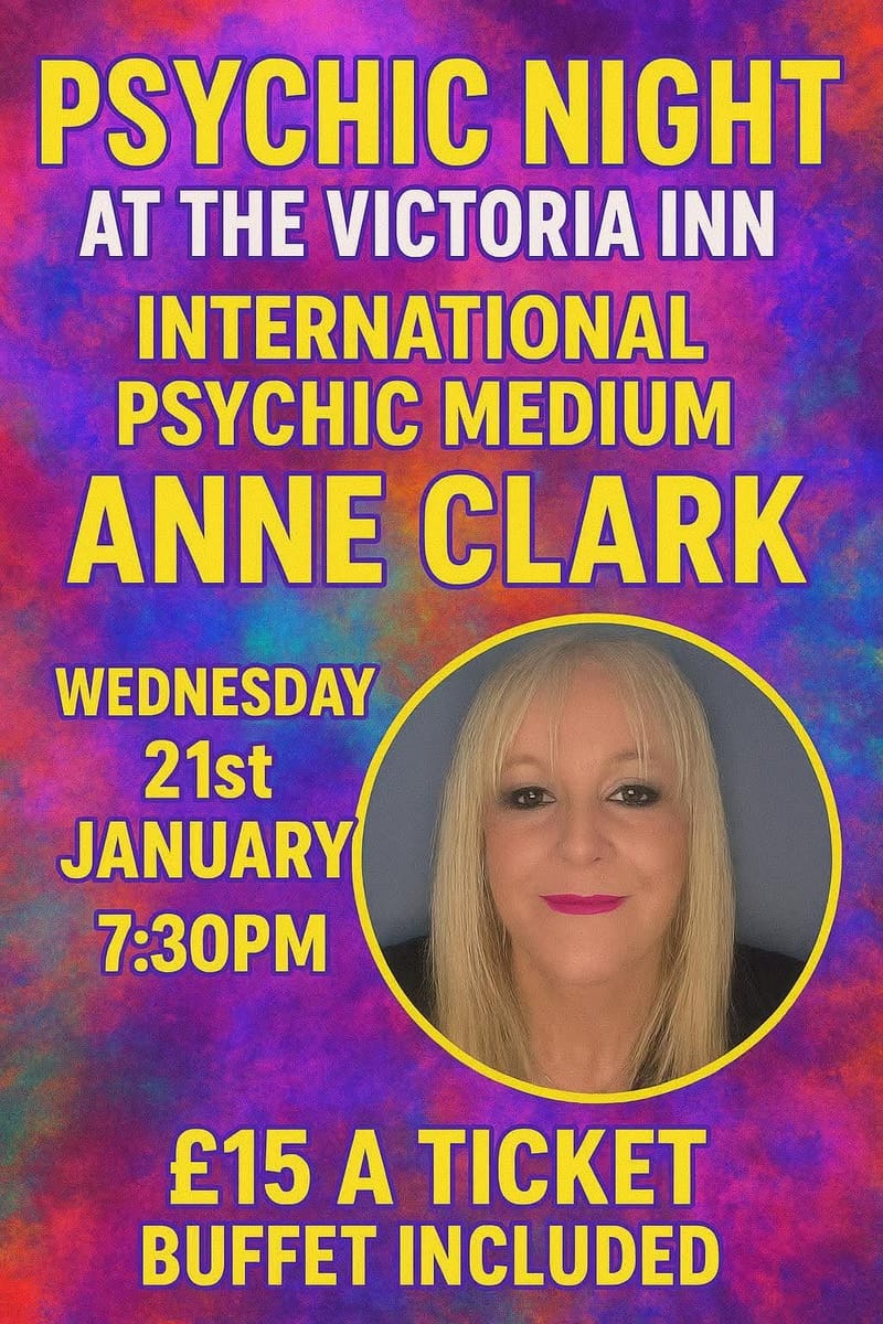 Psychic Night in the Victoria Inn Haddington