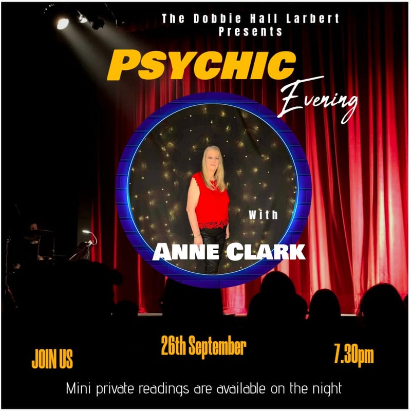 Psychic Evening in the Dobbie Hall