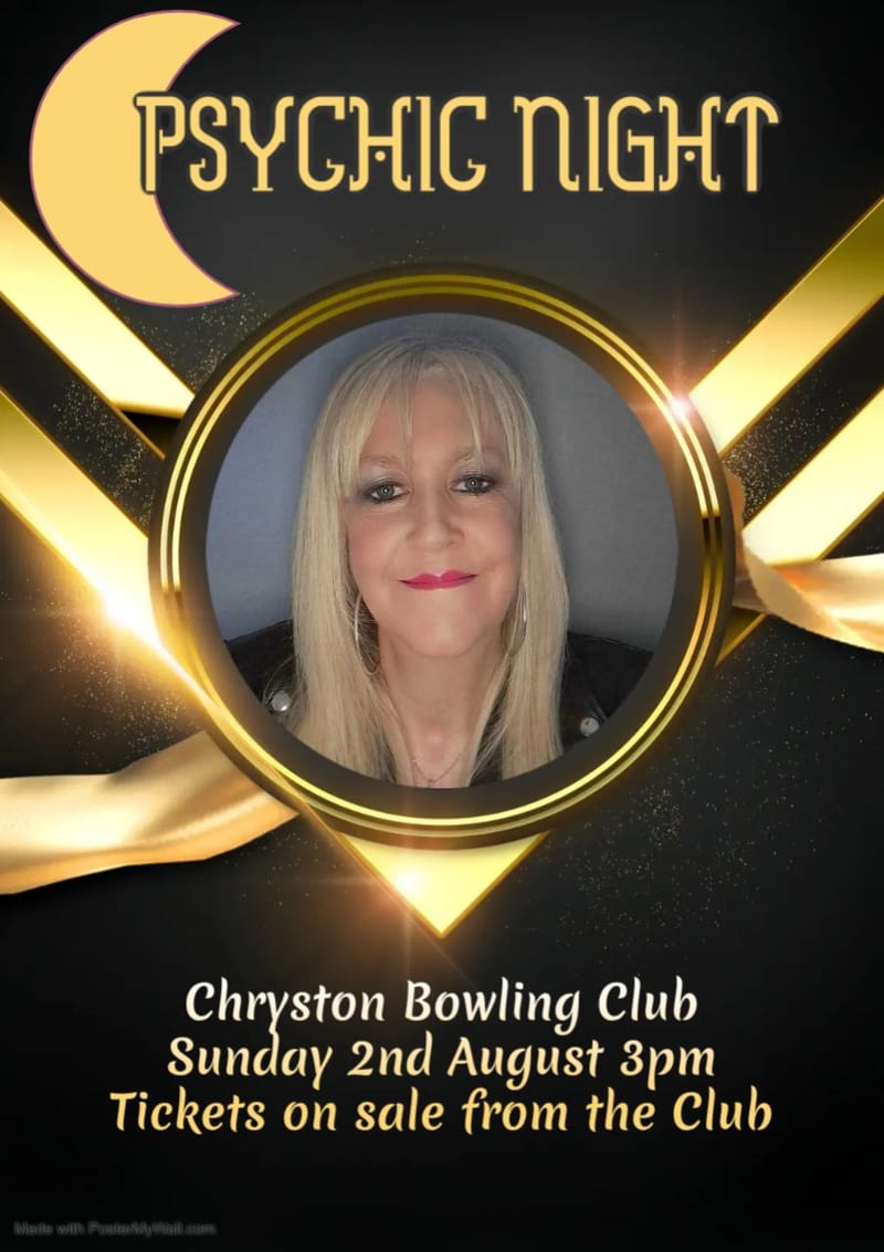 Psychic Night in Chryston Bowling Club