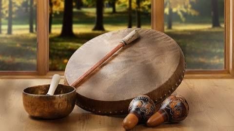 Shamanic drum healing session on the Isle of Arran
