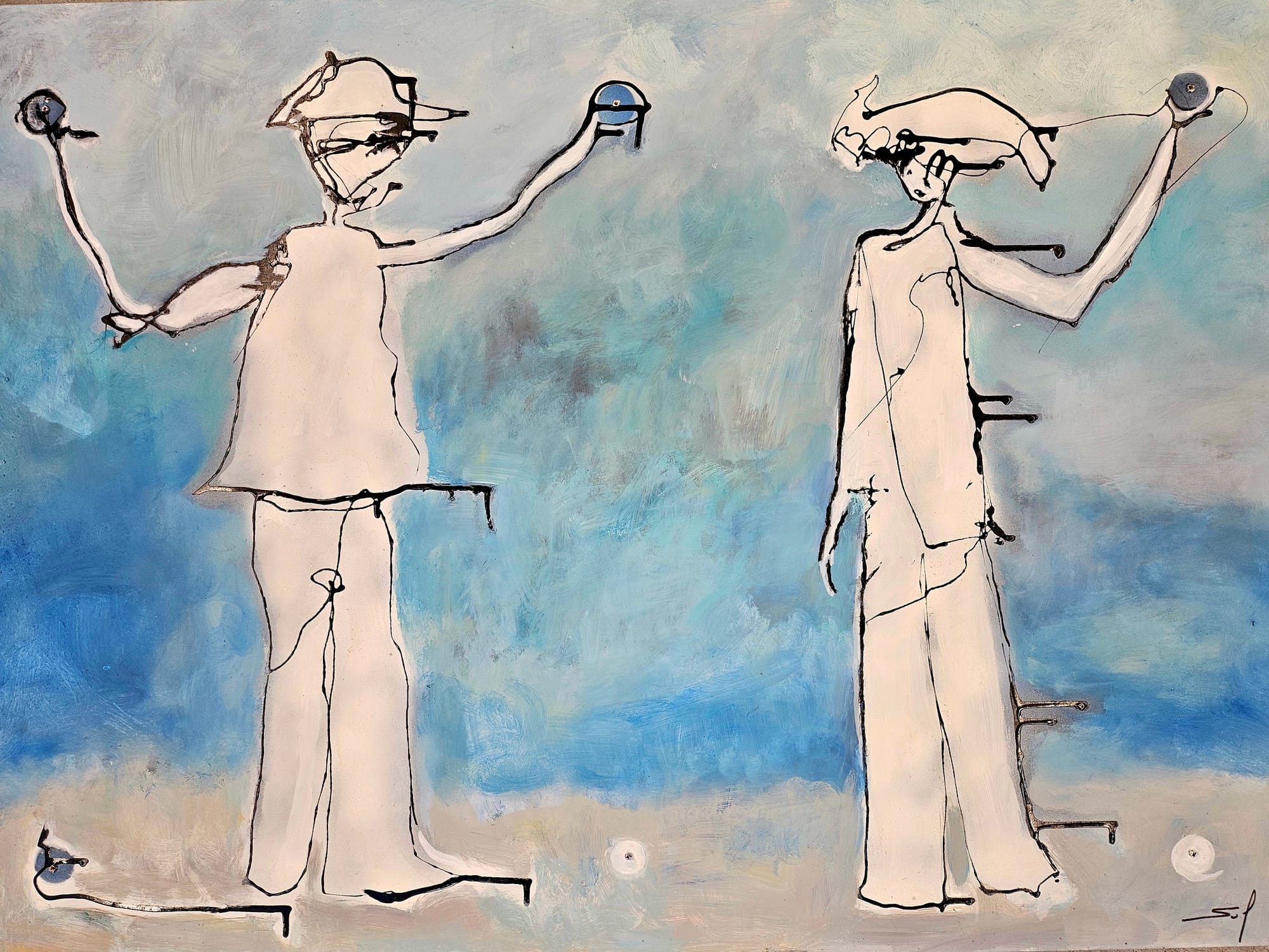 C'est moi qui a gagné! - 103x73 - 2024.