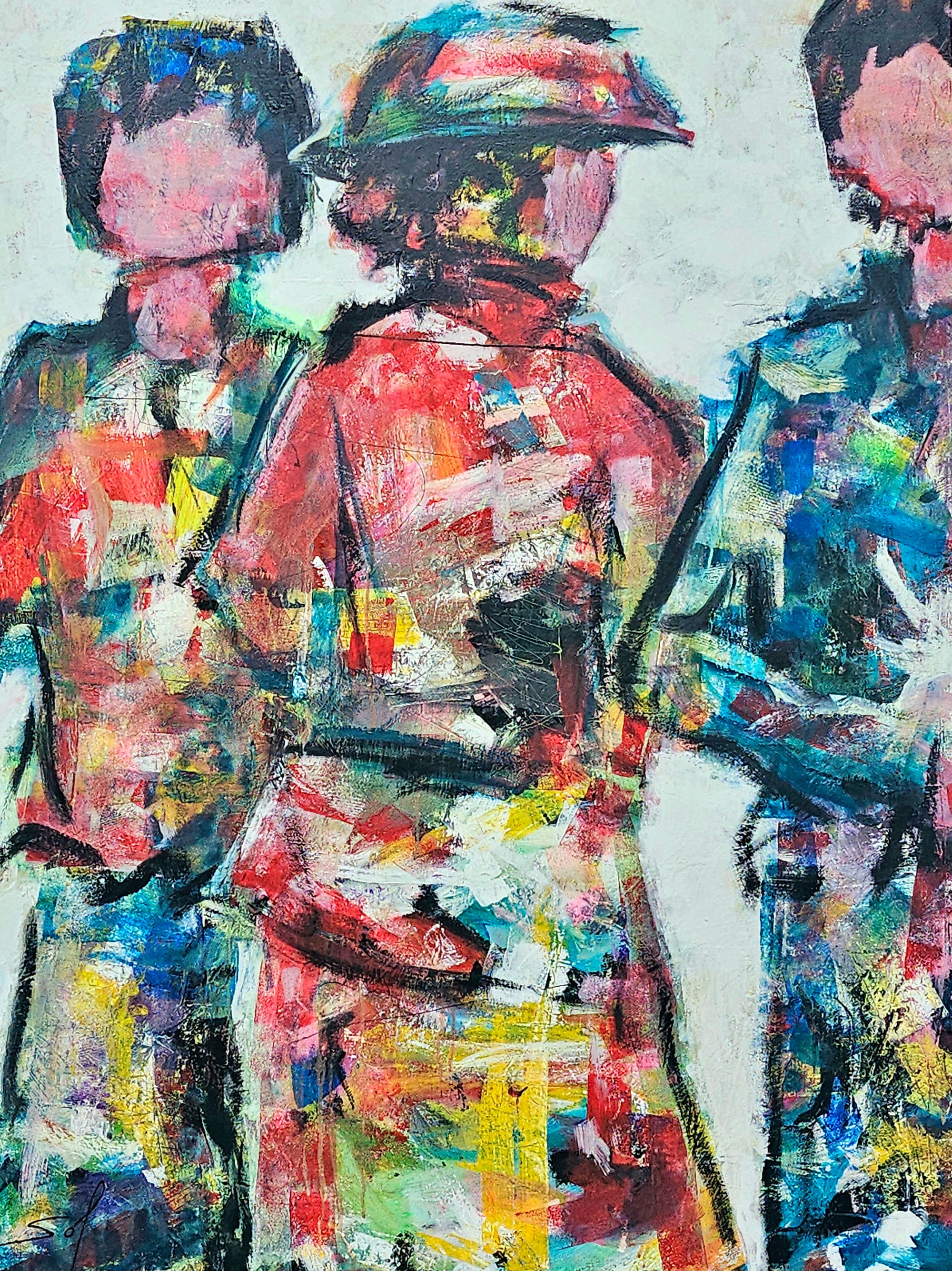 Lequel des deux m'admire? - 130x160 - 2025