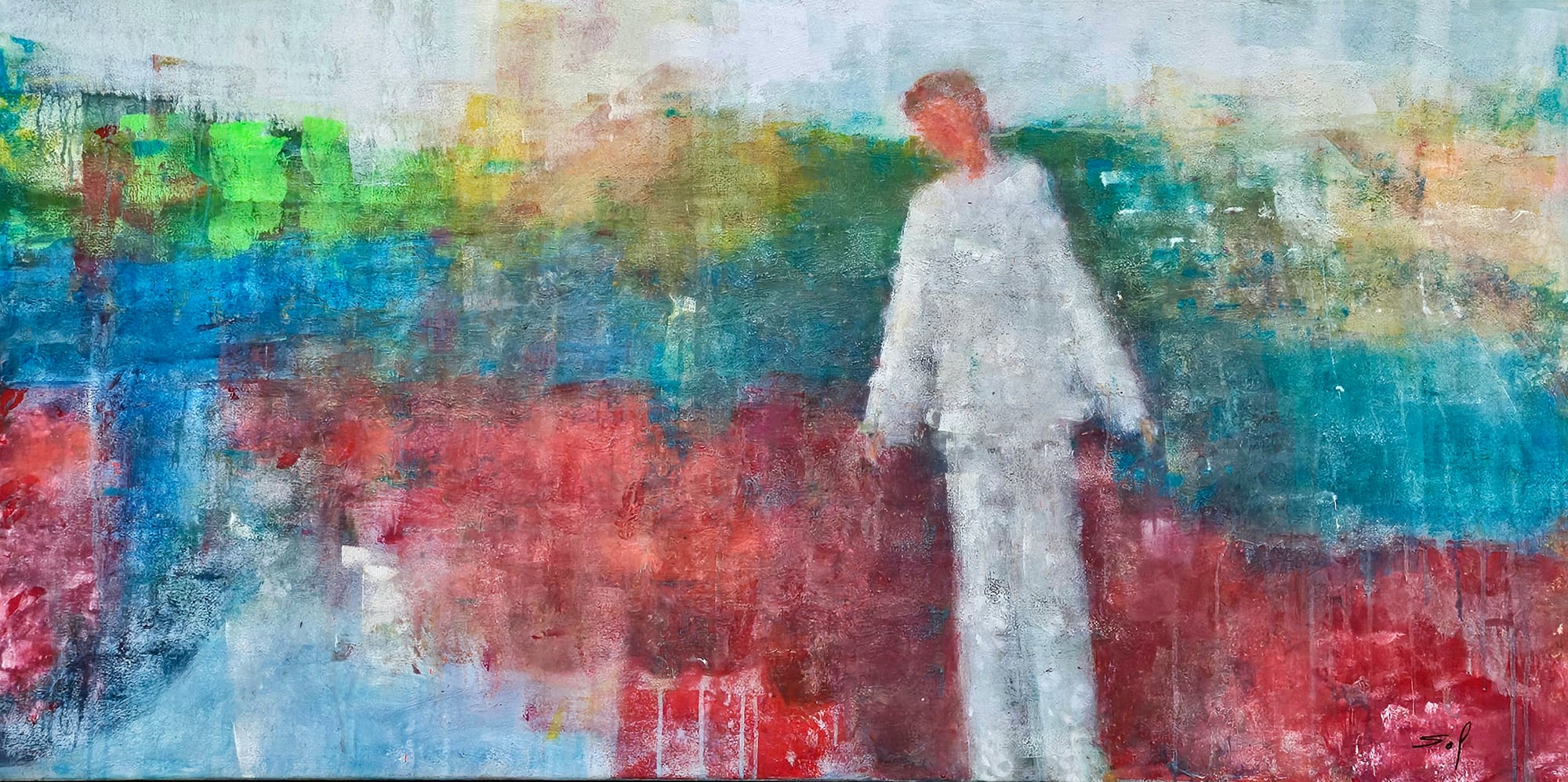 Blanche traversée - 80x180 - 2026