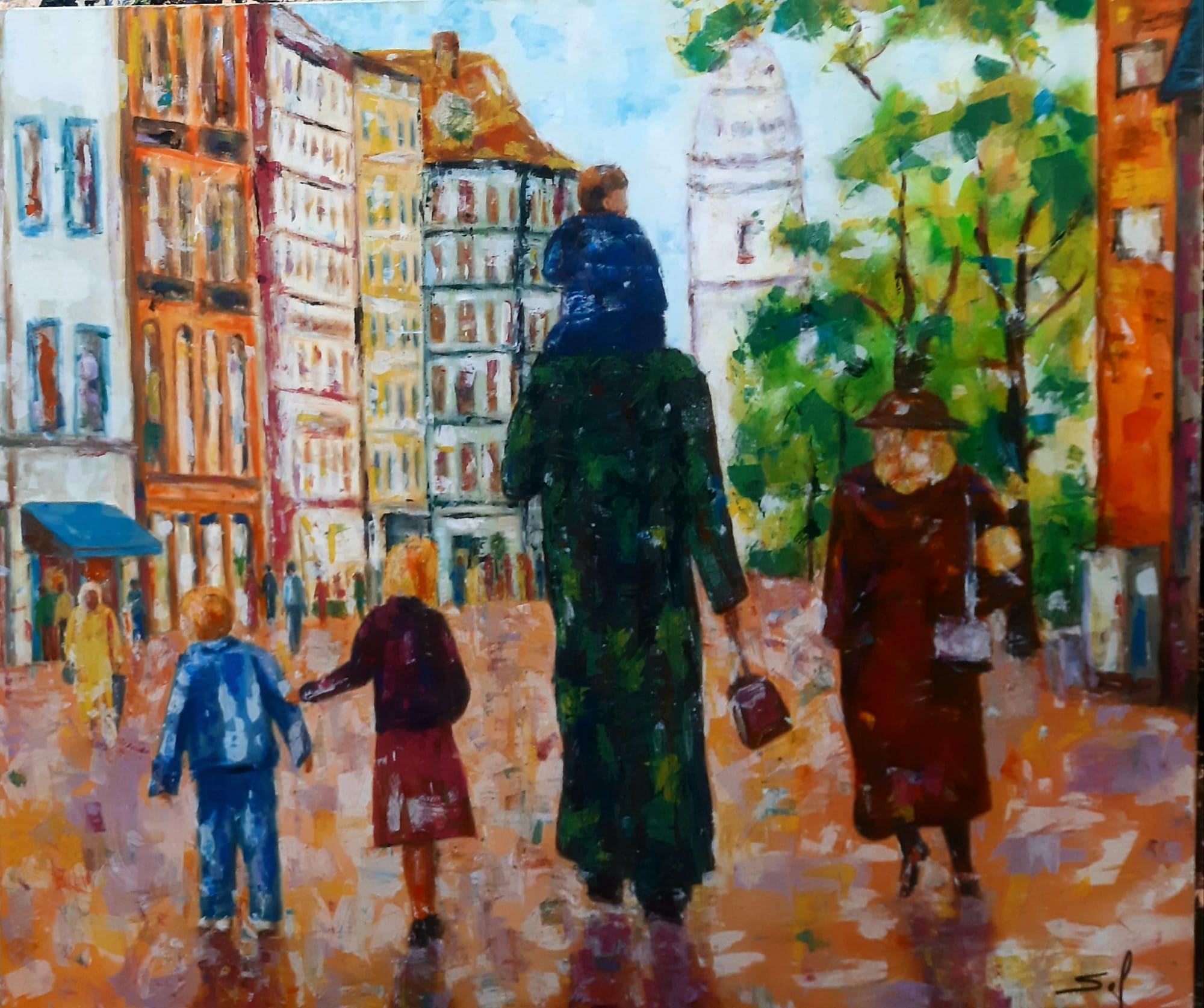 En famille - 120x140 - 2023